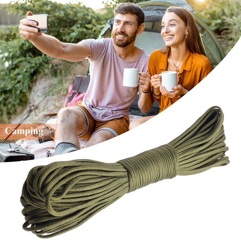 328FT 4mm 7 Strand Core 550 Paracord Parachute Cord Camping Tent Rope Color — image 9