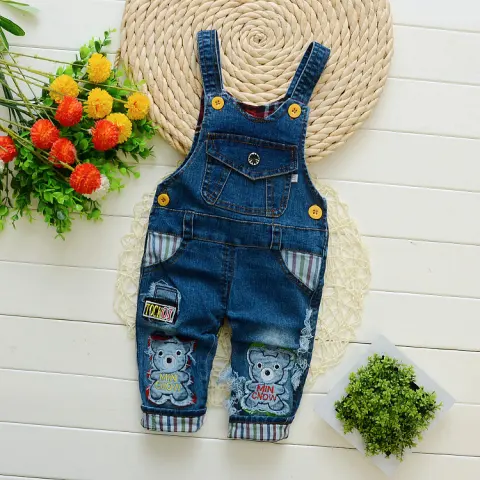 Kids Strap Jeans for Boys and Girls