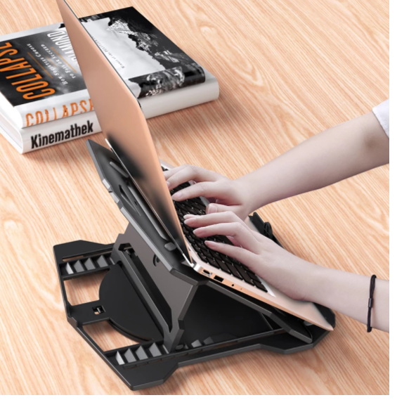 Portable Folding Notebook Stand Bracket Desktop Office Computer Can Lift Portable Radiator Increase Base