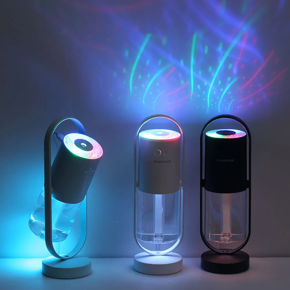 200ml Portable Colorful Light Humidifier USB Rechargeable Car Humidifier – image 2