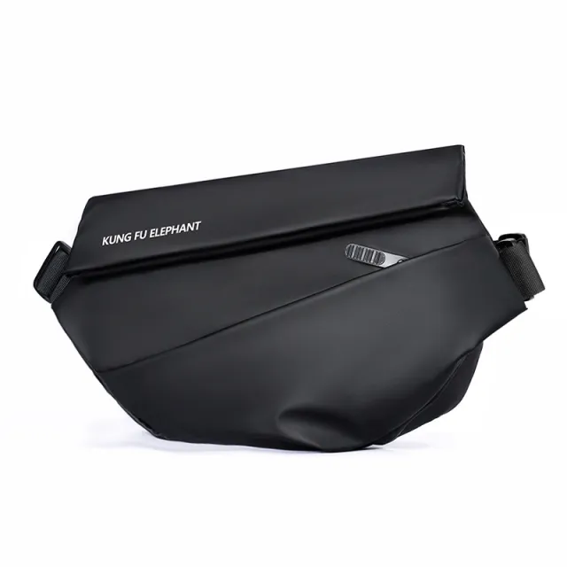 Men's Functional Crossbody Waterproof Shoulder Bag Black - Shop at LoveMi