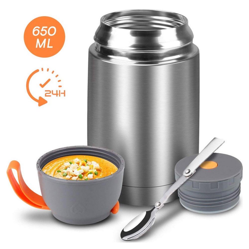 Title 2, 304 Stainless Steel Vacuum Double-layer Portabl...