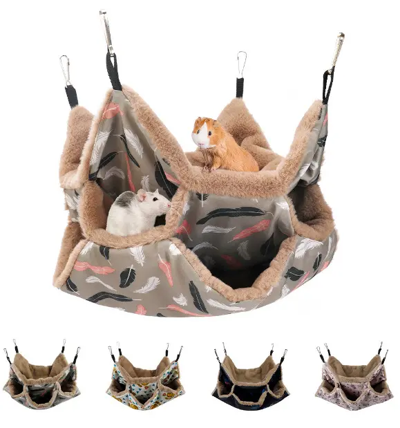 Pet Cage Hammock Guinea Pig Rat Tunnel