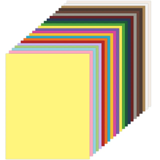 132 Sheets Colored Card Stock A4, 120gsm 22 Colors Copy Printer Paper Color Construction Origami Paper Bulk For School Office Printing Back To Scho... W13732648 - Shop at LoveMi