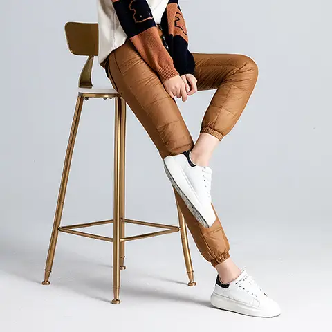 New Ski Women's High Waist Warm Stretch Down Pants