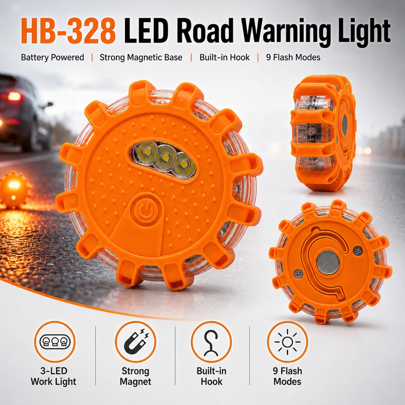 Luz de Emergencia LED para Auto