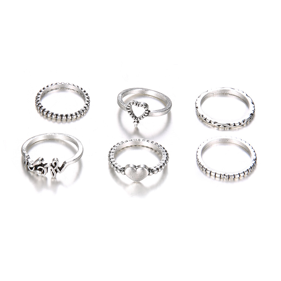 Wish New Retro Carved Love Five-piece Set