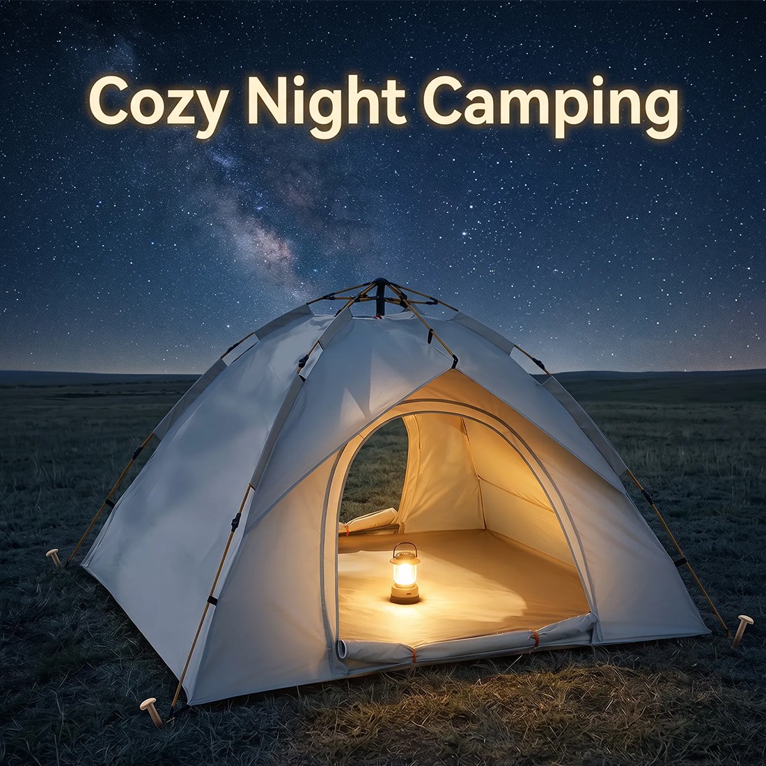 3-4 Man UK Outdoor Automatic Instant Double Layer Quick Setup Camping Tent — image 6