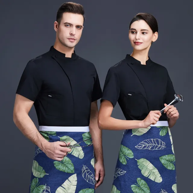 Mesh Fabric Breathable Light Chef Clothing Black - Shop at LoveMi