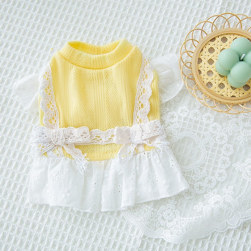 Yellow Lace Skirt