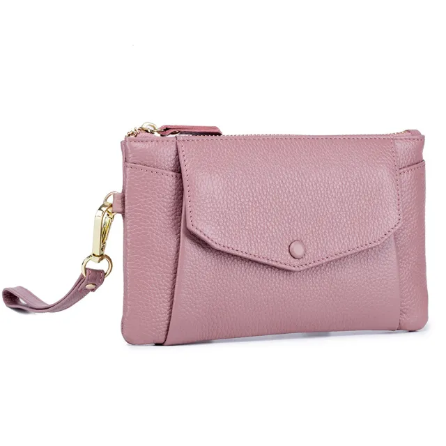 Simple Ultra thin Long Clutch For Ladies Pink - Shop at LoveMi