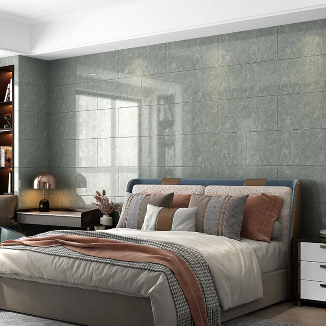 Marble Tiles Sticker Self-Adhesive Stick On Kitchen Home Wall Bathroom — image 6