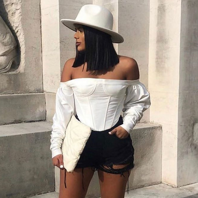 Title 3, Sexy Off-shoulder Long-sleeved Street Women