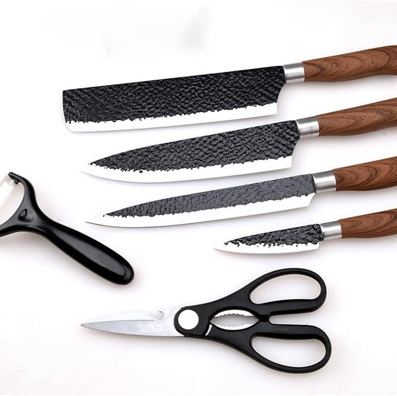 6 PCS Kitchen Knife Sets, Steel Kitchen Knives Set Tools Forged Kitchen Knife... 5