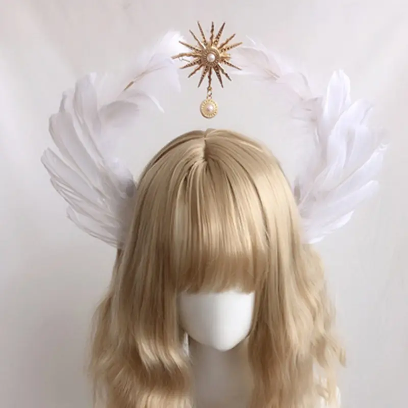 Wheat Ear Cross Feather Church Pope Golden
