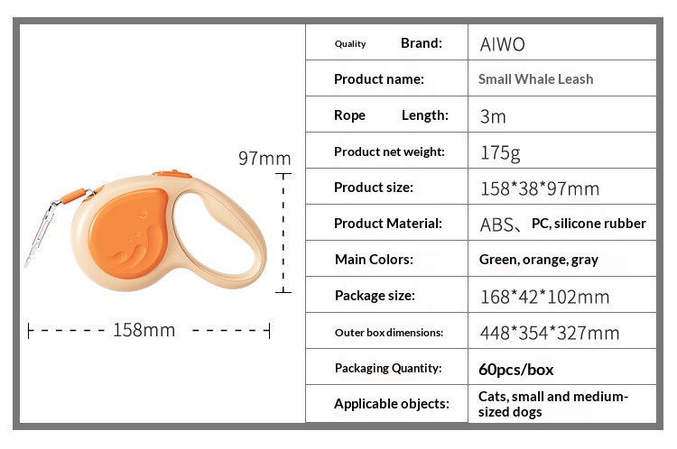 Retractable Dog Leash Shock-Absorbing Design For Large Dogs Durable Extendable Leash For Walking detail photo 6