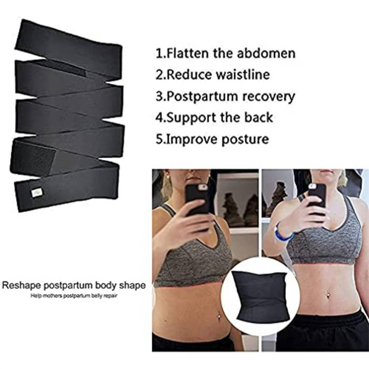 Title 5, Hook & Loop Strap Yoga Fat Reduction Postpartum...