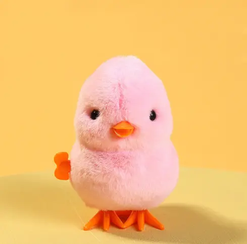 Chicken Clockwork Toy Simulation Plush Jumping Duck