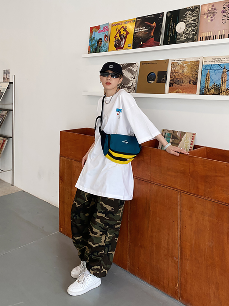 Camouflage Workwear Women's Loose Straight Leg Trousers