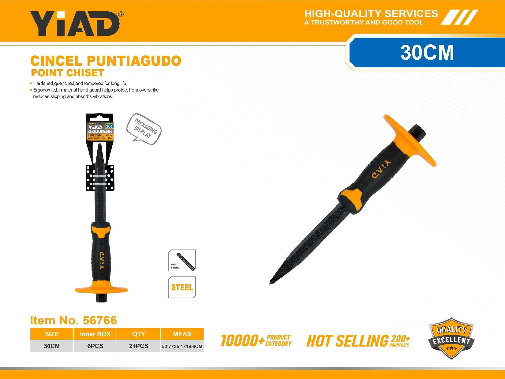 300X18 Plastic Handle Through Stone Chisel Tip, Only Support Self-pickup, Please Note That Free Shipping Is For Anti-bidding Price