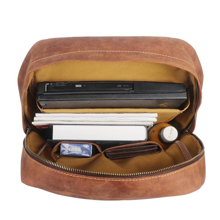 Leather Backpack Retro — view 3