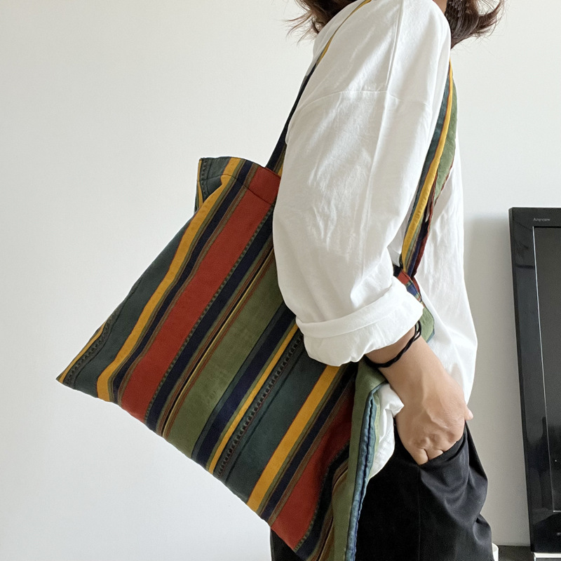 Retro Rainbow Shoulder Bag.