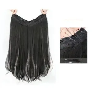 Increase Hair Volume And Highlight Micro Curl Wig - Brown Black White Tea Grey