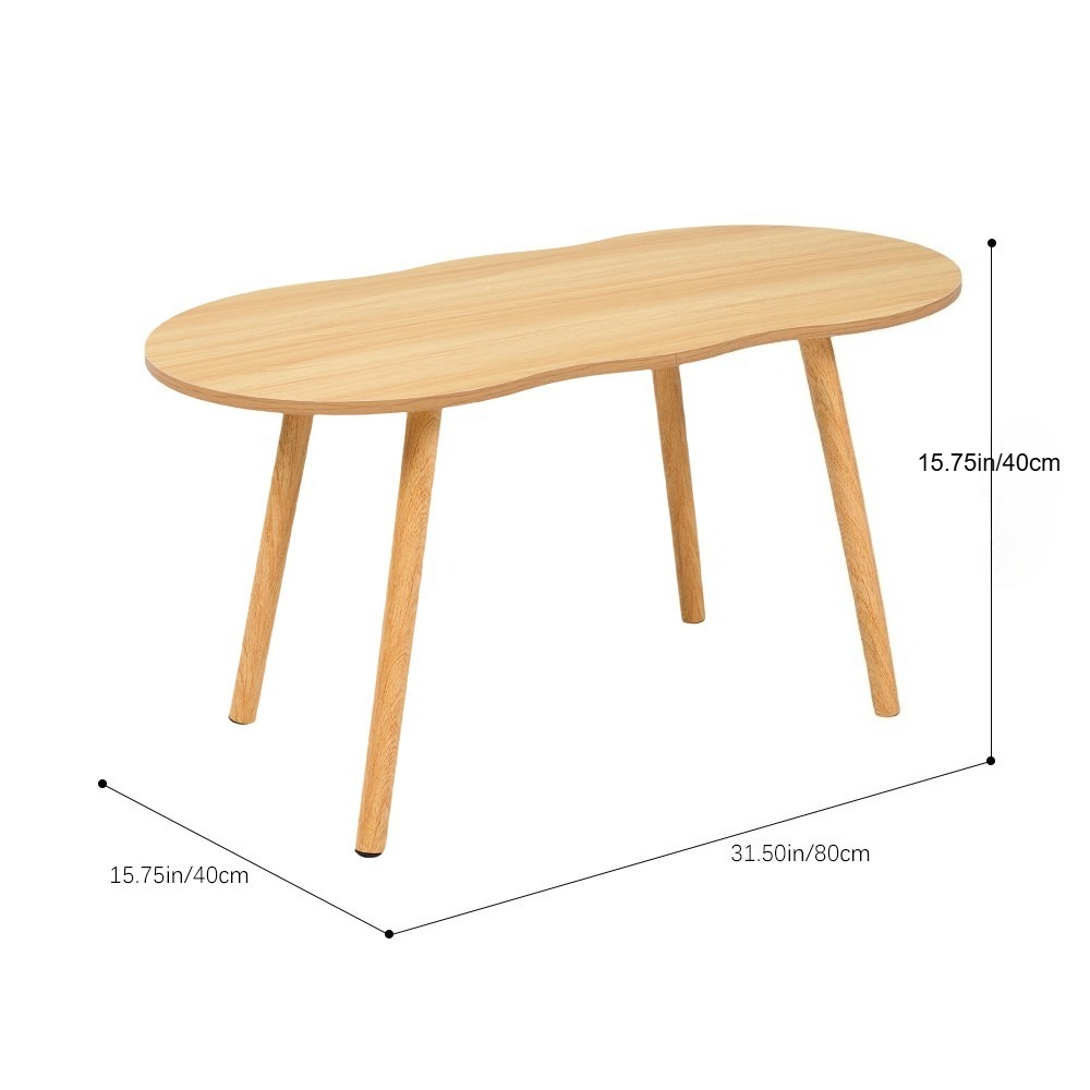 Natural Wooden Coffee Table For Living Room Modern Sofa Centre Tea Tables