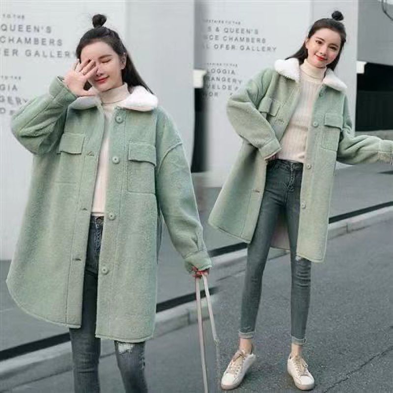 Title 3, Coat Autumn And Winter Womens Mid-length Woole...