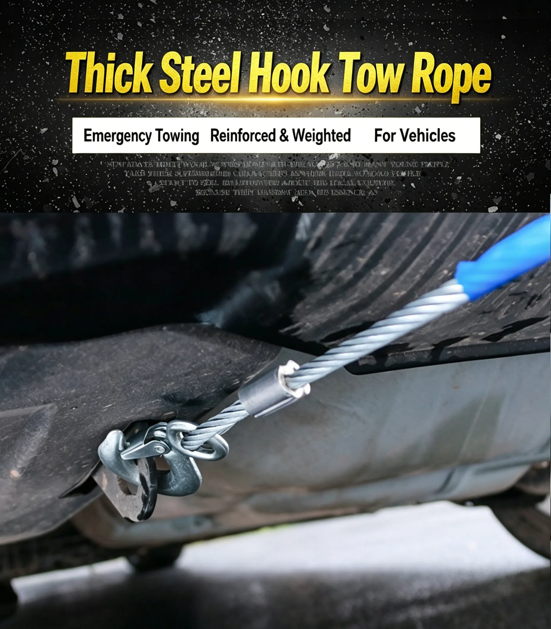 4M Steel Wire Tow Rope