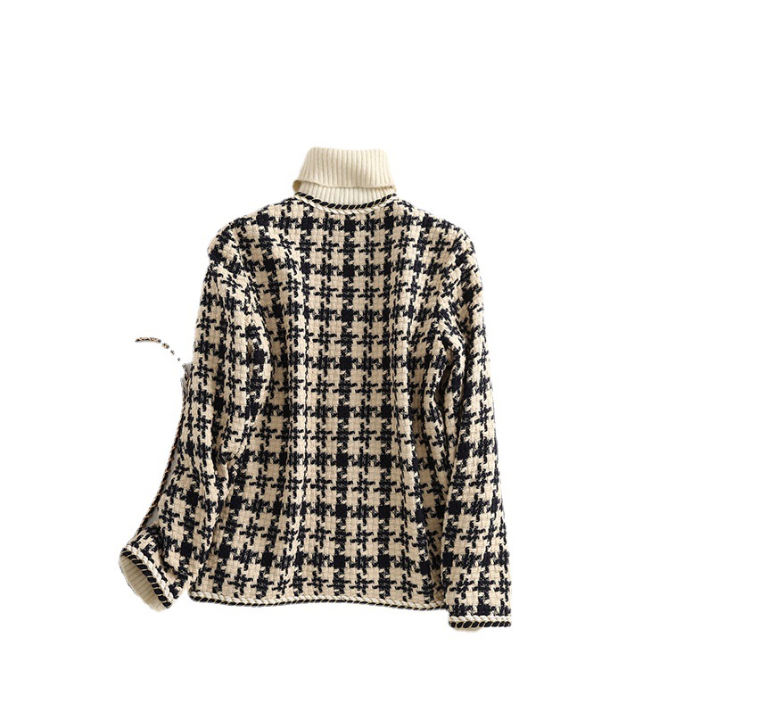 Title 6, Classic Style Soft Tweed Coat For Women