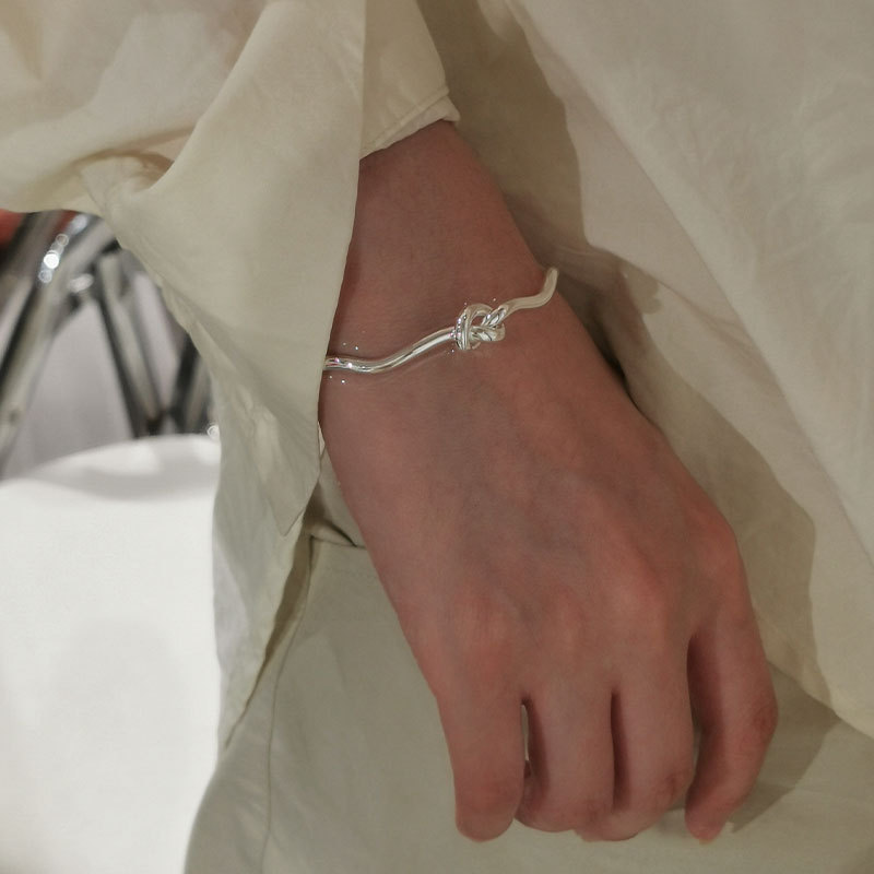 S925 Silver Character Knotted Bracelet