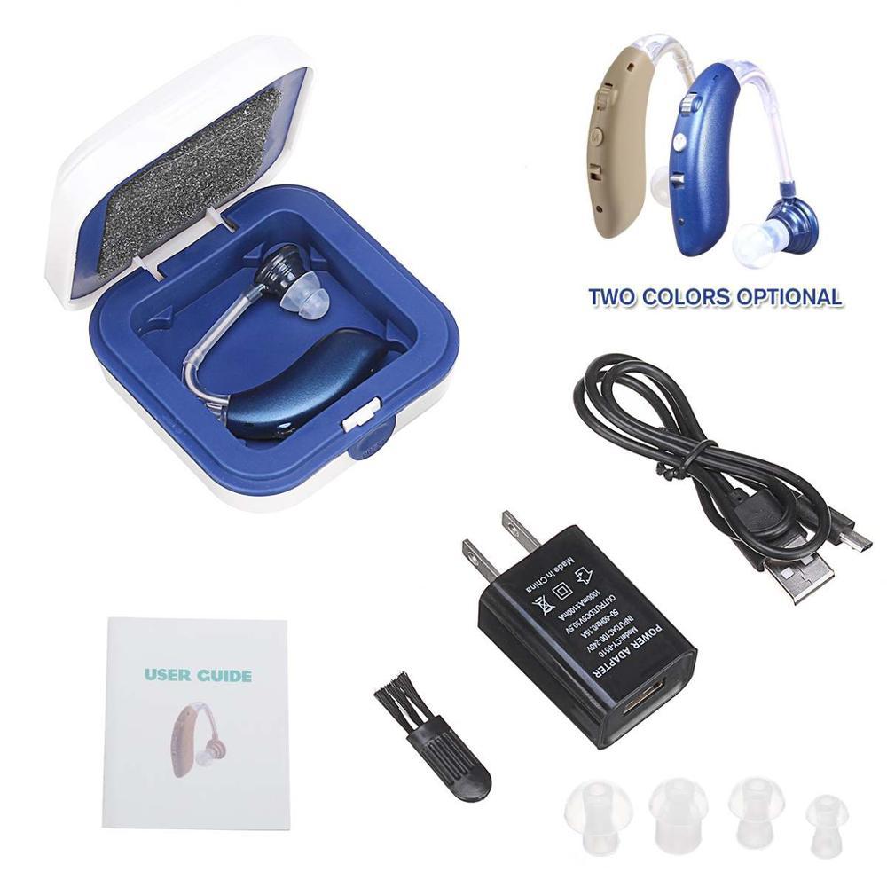 Hearing Aid Earphones With Rechargeable Sound Amplifier - Image 2