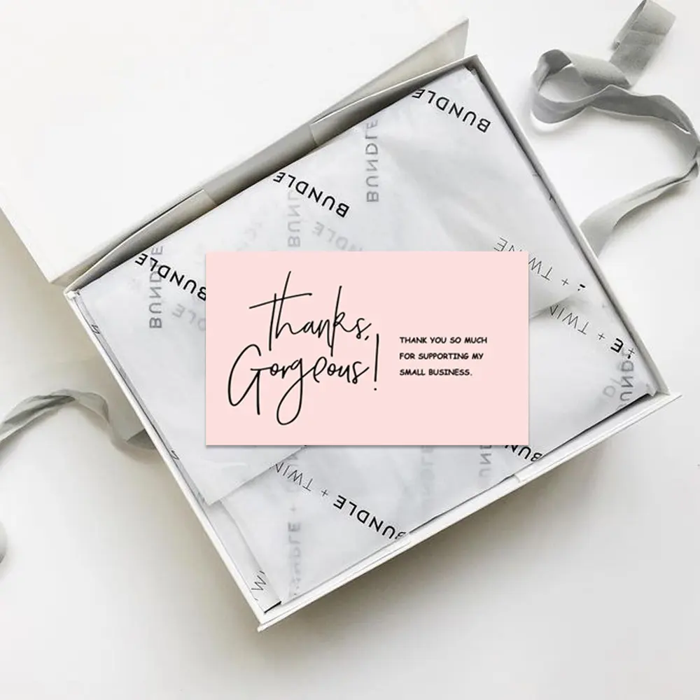 Thank You Card Coated Paper