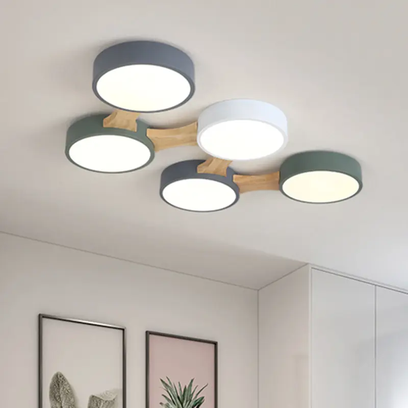Simple Living Room Bedroom Nordic Led Ceiling