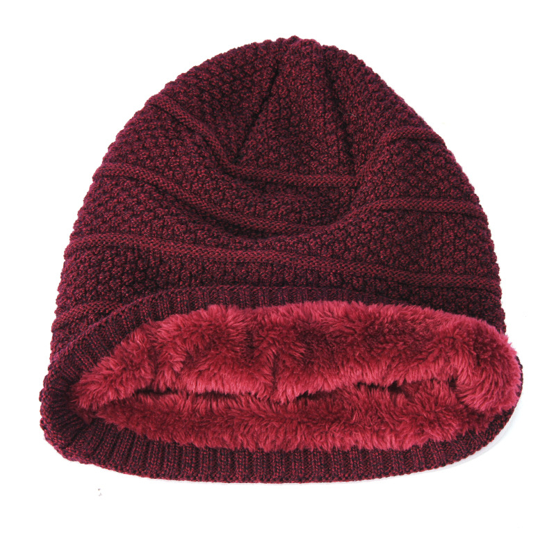 Knitted Warmth And Velvet Padded Ear Protection Toe Cap