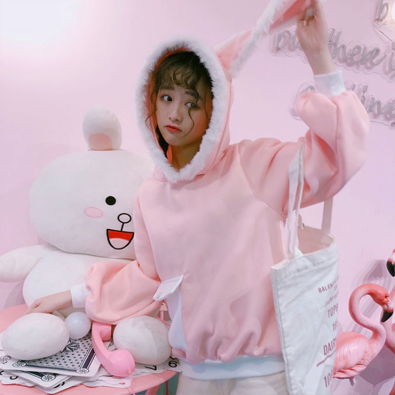 Autumn And Winter Women's Korean Style Students Loose