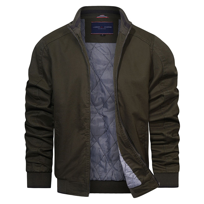 Plus Size Men's Casual Loose Padded Jacket