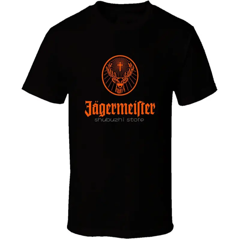 Men's Black Printed Cotton Short Sleeve