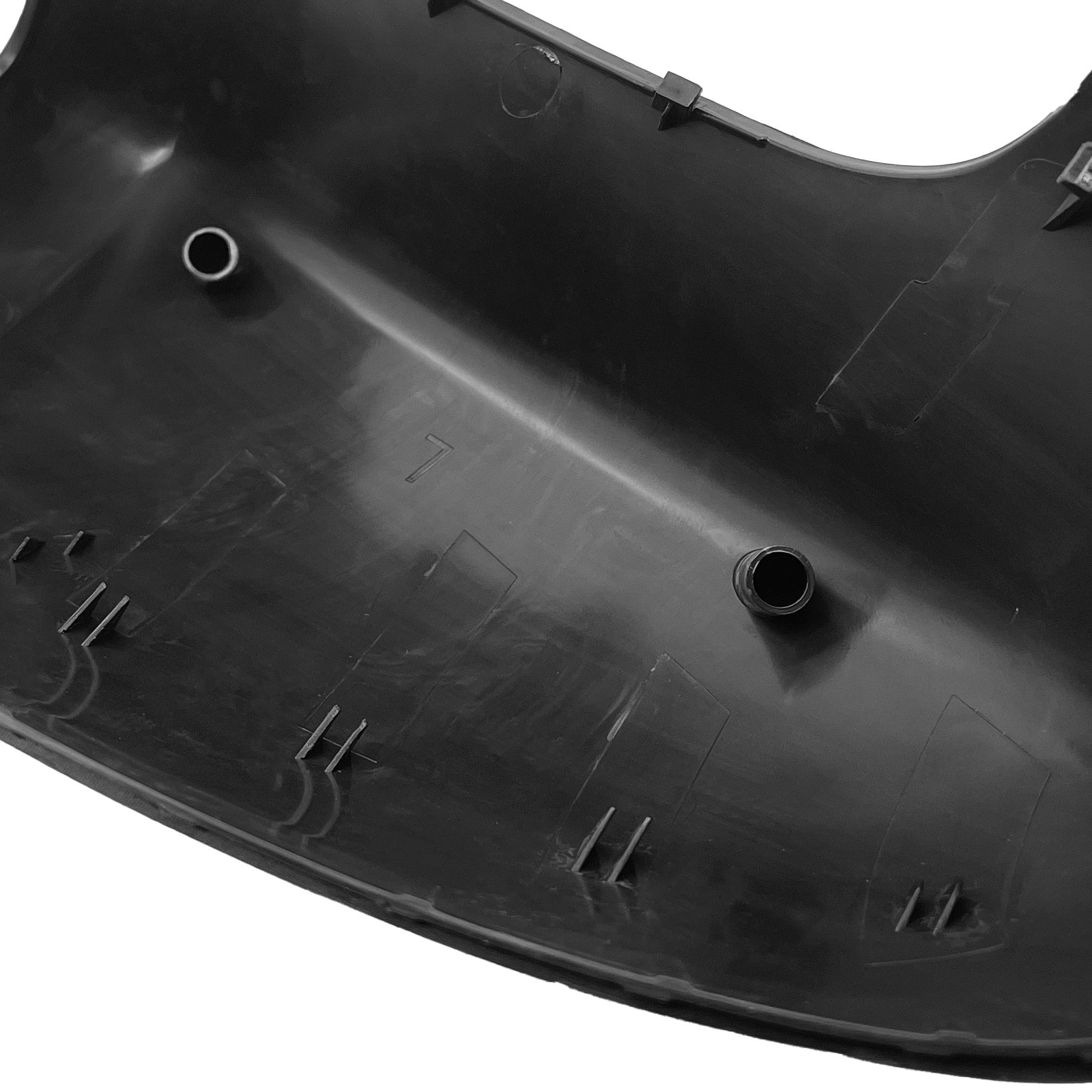 For  Qashqai 2007-2014 J10 Side Door Wing Mirror Cover Caps Textured Black