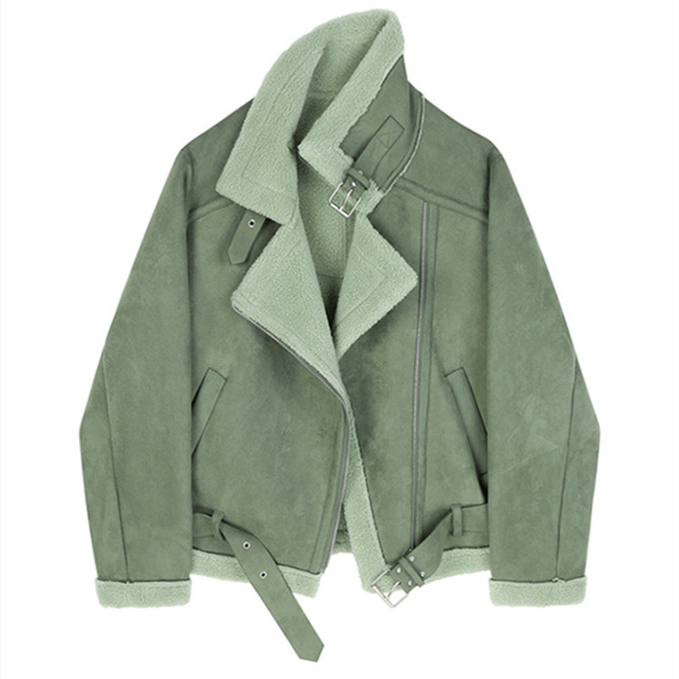 Women's Loose Thermal Locomotive Long Sleeve Jacket