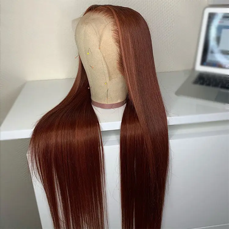 Chestnut Brown Pre-drawn Lace Wig