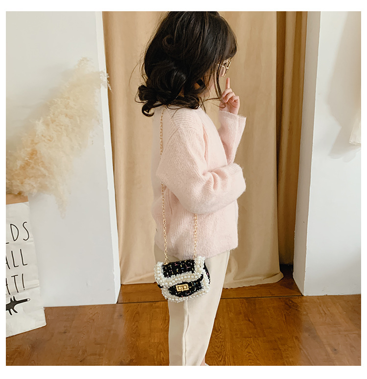 Title 5, Childrens Diamond Lattice Chain Crossbody Bag,...