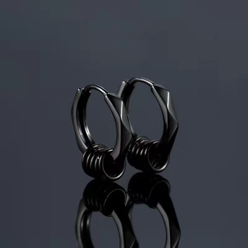 Stylish 2026 Viral Men Ear Studs, Elegant High-End All-Match Design, Retro Vintage Clip Earrings Suitable For Trendy Girls & Guys Daily Outfits
