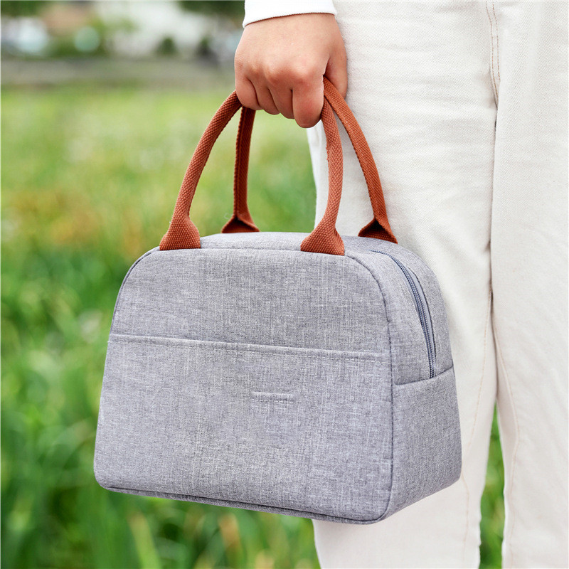 Student Minimalist Portable Oxford Cloth Insulation Bag