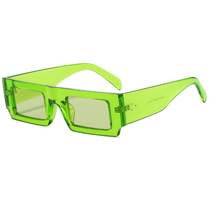 Title 2, Square Sunglasses Candy Color Colorful Glasses