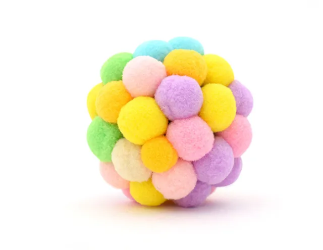 Cat Toy Cat Self hey Rainbow Bell Interactive Ball Colorful - Shop at LoveMi