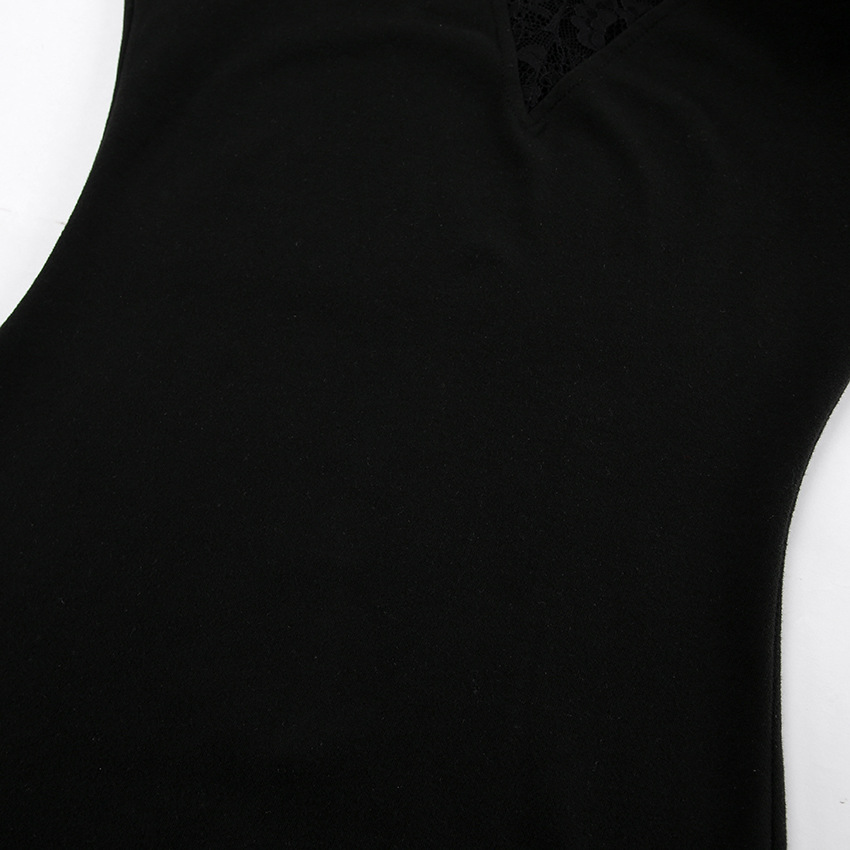 Vesper Lace-Trim Knit Mini – detail 6