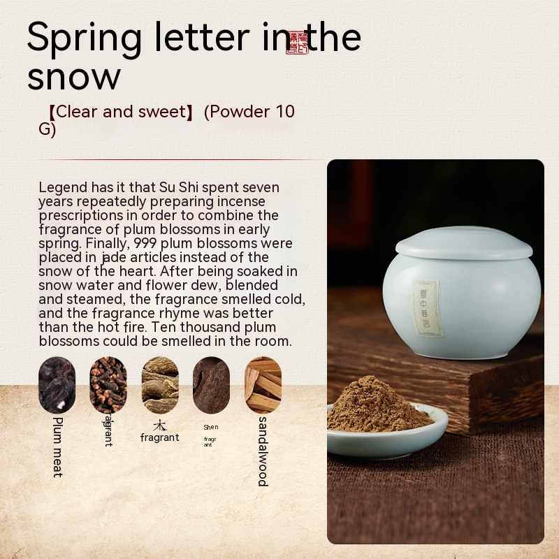 Snow in Spring Letter