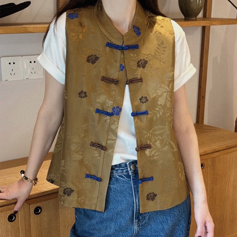 Title 2, Handmade Buttonhole Loop Jacquard Vest